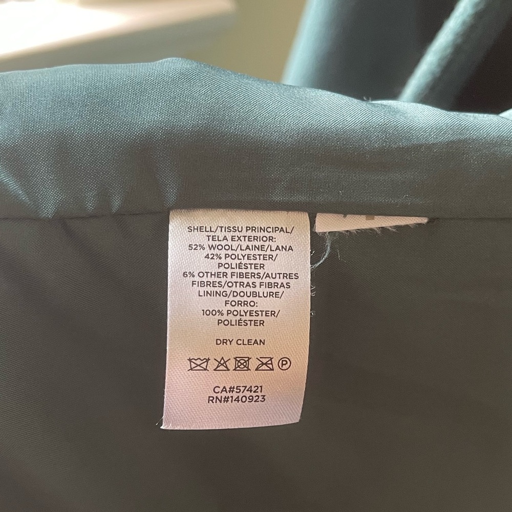 NWT Loft double-breasted wool-blend coat - Picture 9 of 9